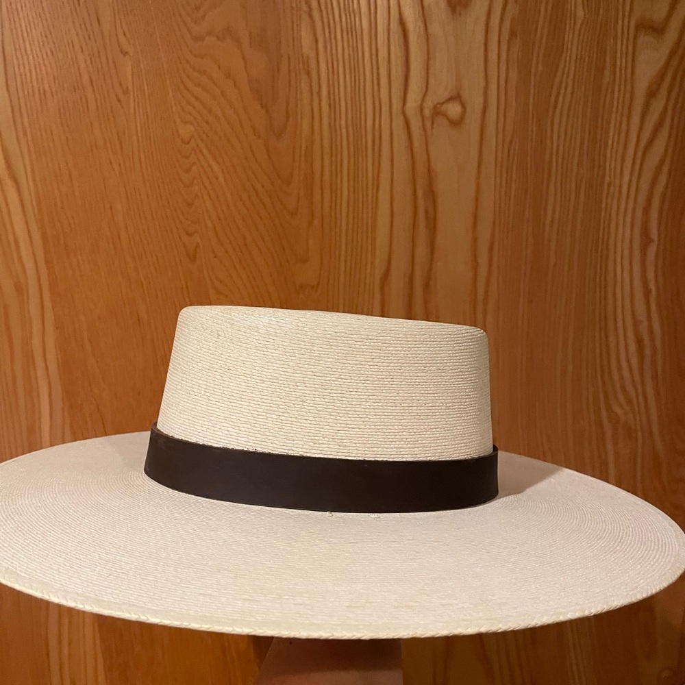 Atwood Nevada Turquoise Palm Leaf Flat Brim Hat - Picture 3 of 9